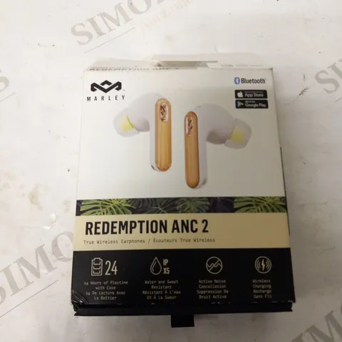 BOXED HOUSE OF MARLEY REDEMPTION ANC 2 TRUE WIRELESS EARPHONES EM-DE031-CE