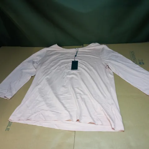 WOMENS HOBBS CLARA TOP IN ROSE PINK SIZE XL