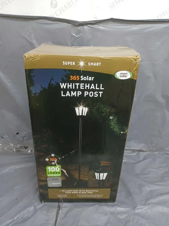 BOXED WHITEHALL SOLAR LAMP POST RRP £44.99