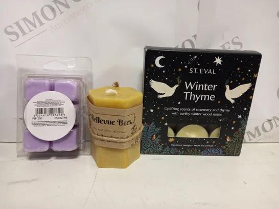 APPROXIMATELY 10 ASSORTED HOUSEHOLD ITEMS TO INCLUDE WAX MELTS, CANDLE, ETC