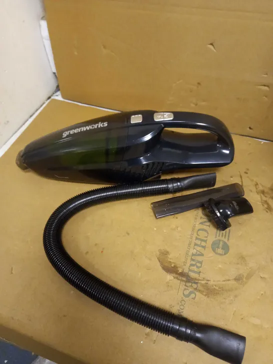 GREENWORKS BATTERY HAND VACUUM CLEANER