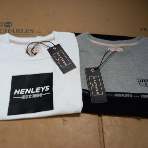 2-PACK OF HENLEYS T-SHIRTS - 10
