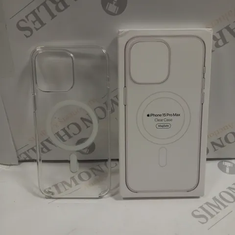 BOXED IPHONE 15 PRO MAX CLEAR CASE WITH MAGSAFE 