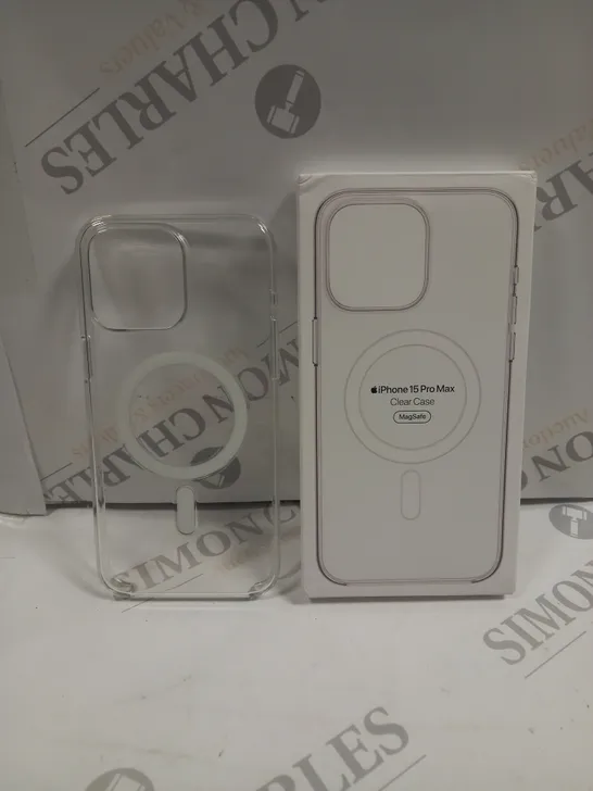 BOXED IPHONE 15 PRO MAX CLEAR CASE WITH MAGSAFE  RRP £49.99