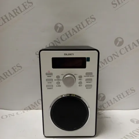 MAJORITY BARTON 2 DIGITAL RADIO & ALARM CLOCK