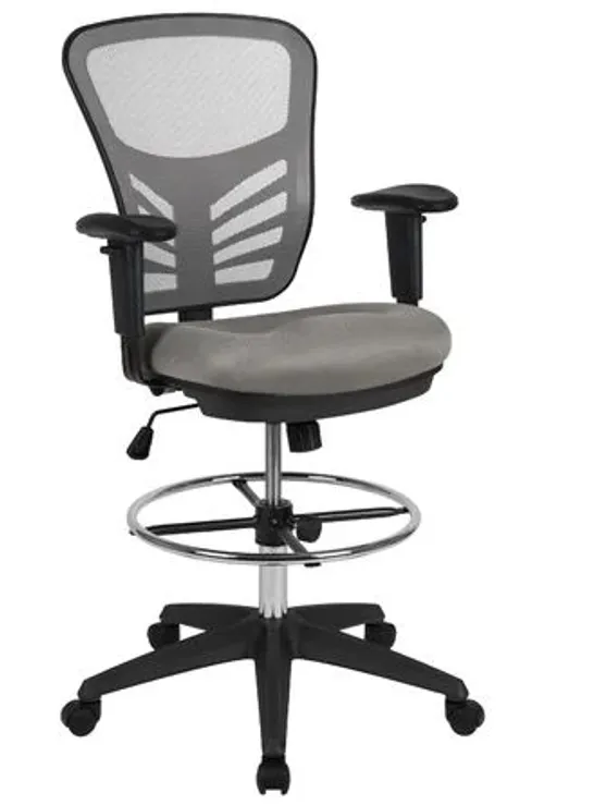 DRAUGHTSMAN ERGONOMIC MESH  OFFICE CHAIR COLOUR: BLACK/GREY