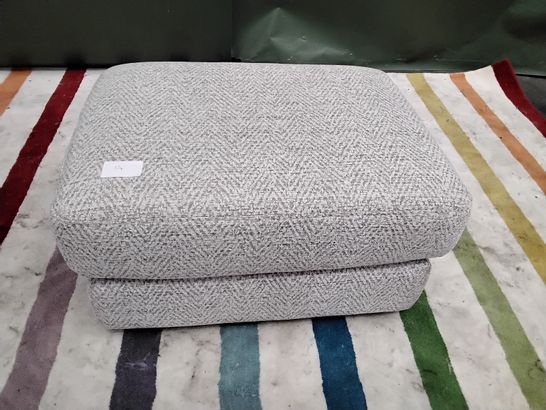 QUALITY BRITISH DESIGNED & MANUFACTURED G PLAN FIRTH PINNACLE MIST FABRIC FOOTSTOOL
