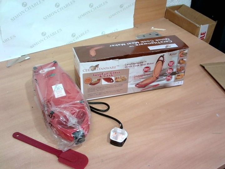 Lot 7010 BOXED CERA TITANWARE QUICK COOK MEAL MAKER Simon Charles