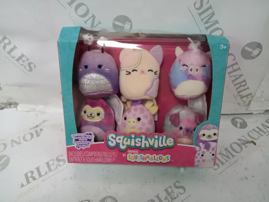 SQUISHVILLE 6 PACK PURPLE PALS SQUAD RRP £16.99