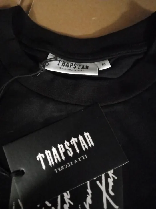 TRAPSTAR BLACK T-SHIRT SIZE M