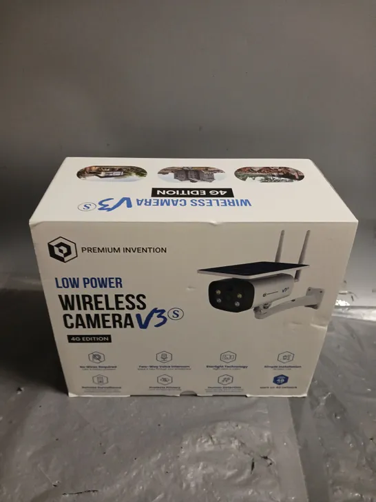 BOXED PREMIUM INVENTION WIRELESS CAMERA V3