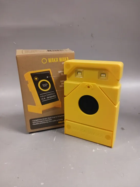 BOXED WAKA WAKA SOLAR POWERED LED FLASHLIGHT 