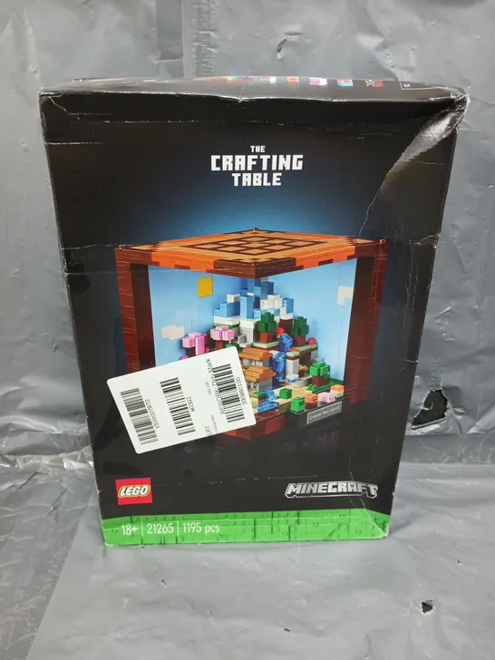 LEGO MINECRAFT THE CRAFTING TABLE FOR ADULTS 21265 RRP £79.99