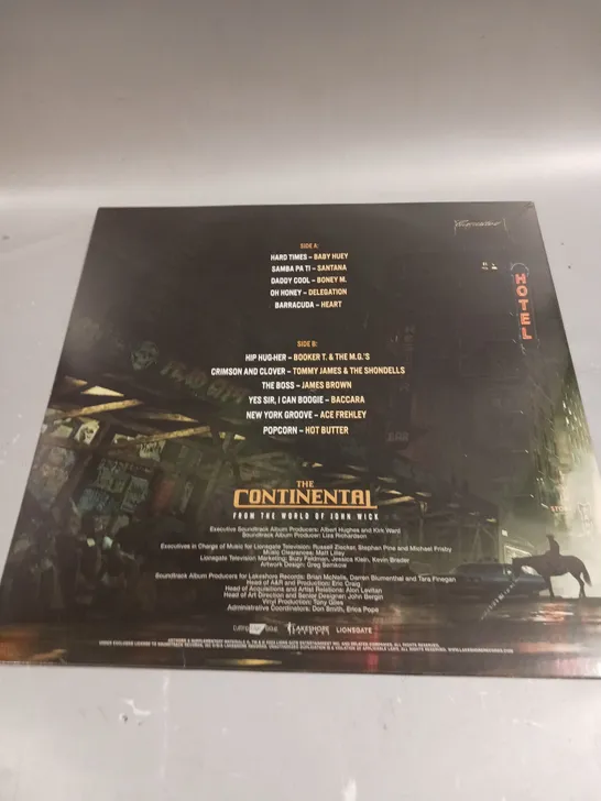 SEALED THE CONTINENTAL FROM THE WORLD OF JOHN WICK BLACK COLOURED VINYL 