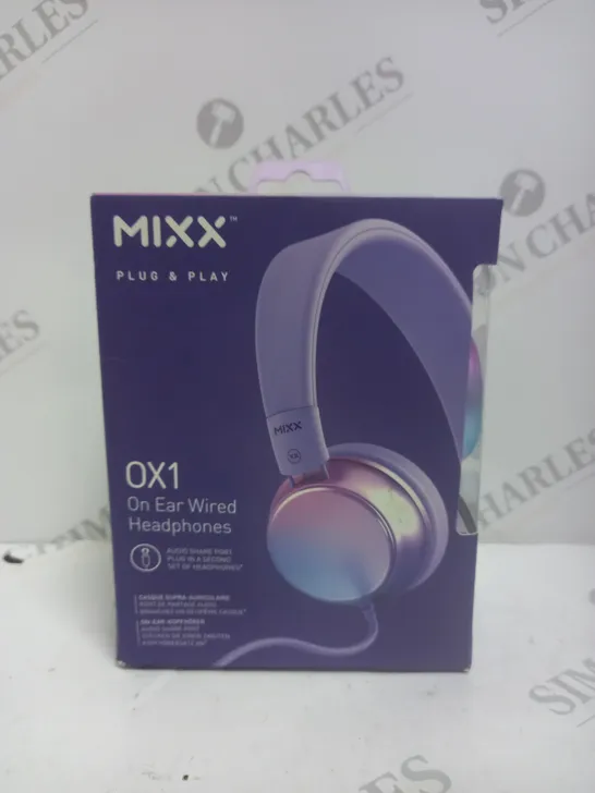 BOXED MIXX OX1 HEADPHONES