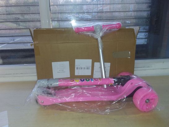 KIDS FOLDABLE PINK SCOOTER