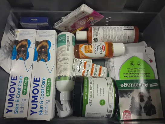 LOT OF APPROXIMATELY 28 ASSORTED PET CARE ITEMS TO INCLUDE FRONTLINE SPOT-ON,PROTEXIN PRO-KOLIN AND SHAMPOO