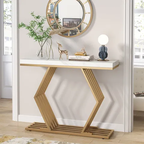 BOXED BYNES 42.5" CONSOLE TABLE