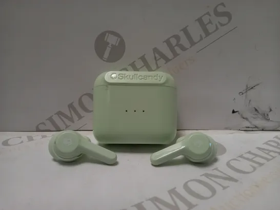 SKULLCANDY INDY TRUE WIRELESS EARBUDS HEADPHONES IN PASTEL/SAGE/GREEN