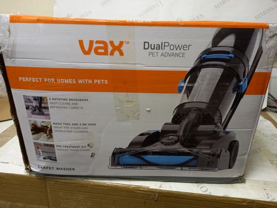 VAX POWER PET ADVANCE CARPET CLEANER