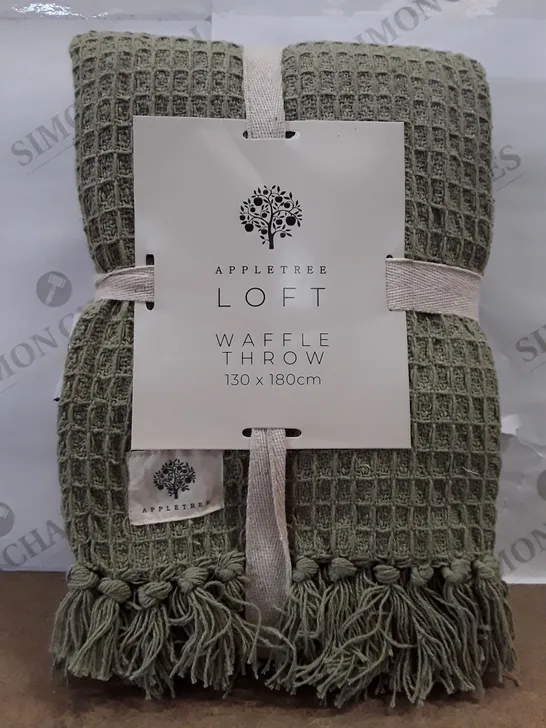 APPLETREE LOFT WAFFLE THROW 130CM - 180CM