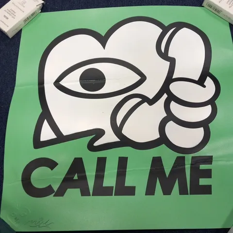 MUL CALL ME(GREEN) SIGNED PRINT #4/10