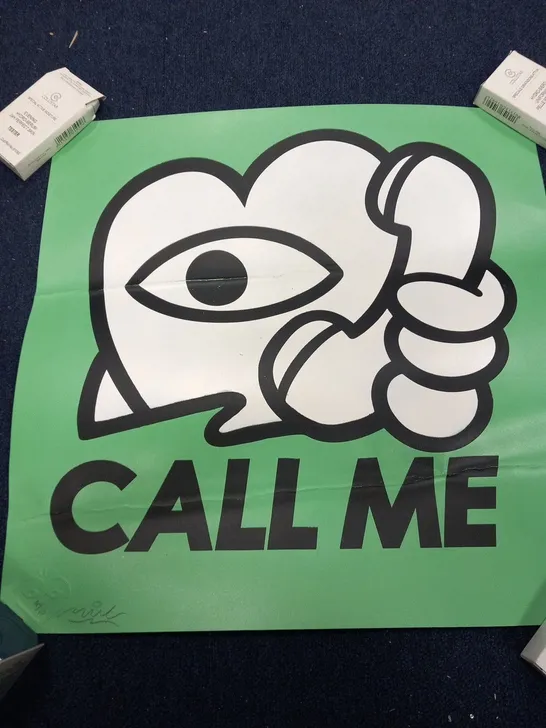 MUL CALL ME(GREEN) SIGNED PRINT #4/10