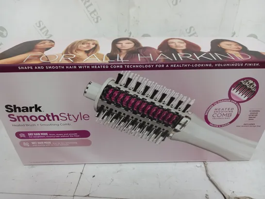 BOXED SHARK SMOOTHSTYLE HOT BRUSH & SMOOTHING COMB