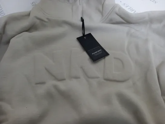 NKD APPAREL UNDER TONE CREME HOODIE - MEDIUM