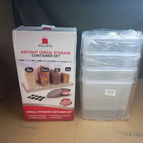 AIRTIGHT CEREAL STORAGE CONTAINER SET