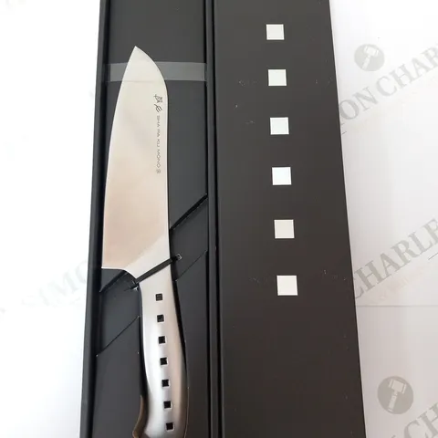 BRAND NEW BOXED SHA RA KU MONO MOLYBDENUM VANADIUM STEEL 18-8 STAINESS STEEL FJ-18 17.5CM SANTOKU KNIFE