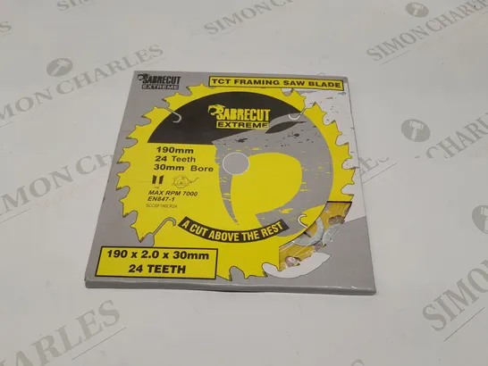 NINE BRAND NEW BOXED BOXED JABRECUT EXTREME TCT FRAMING SAW BLADE