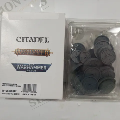 CITADEL, WARHAMMER AGE OF SIGMAR, WARHAMMER 40K MORTALIS SCENIC BASES