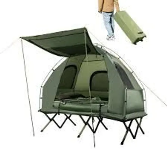 BOXED COSTWAY CAMPING TENT COT WITH AIR MATTRESS 