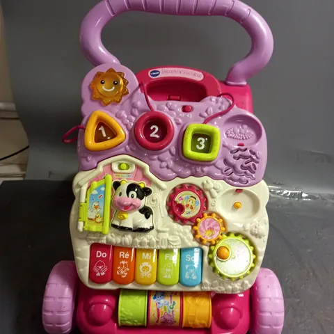 VTECH FIRST STEPS BABY WALKER IN PINK