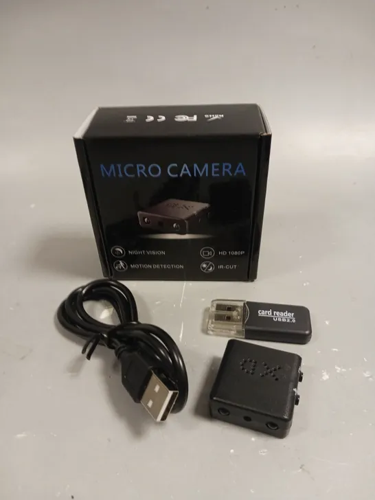 BOXED MOTION DETECTION MICRO CAMERA 