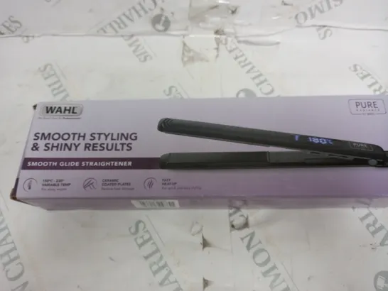 BOXED WAHL PURE RADIANCE SMOOTH GLIDE STRAIGHTENERS