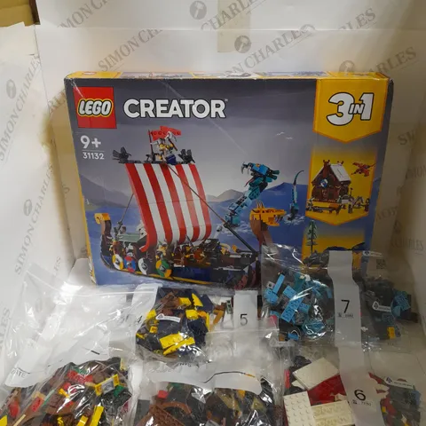 LEGO CREATOR VIKING SHIP AND THE MIDGARD SERPENT (31132)