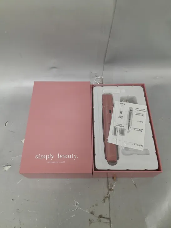 BOXED SIMPLY BEAUTY 2 IN 1 SUPER SMOOTH FACE & BROWS HAIR REMOVER, BLUSH