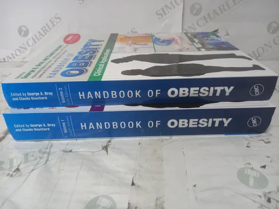 HANDBOOK OF OBESITY VOLUME 1 & 2 BY GEORGE A BRAY AND CLAUDE BOUCHARD