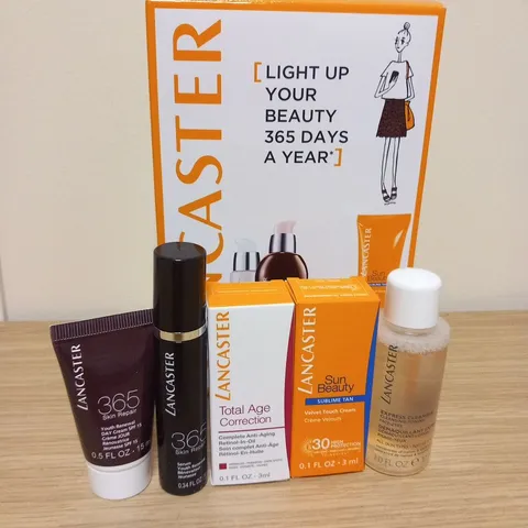 BOXED LANCASTER LIGHT UP YOUR BEAUTY 365 DAYS A YEAR DISCOVERY KIT