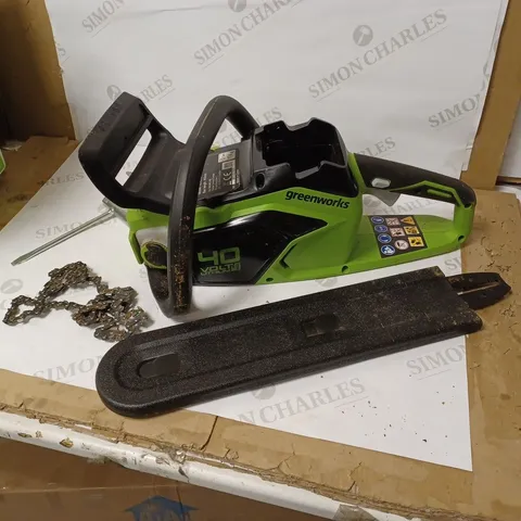 GREENWORKS GD40CS18 CORDLESS CHAINSAW (BODY ONLY)