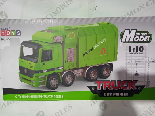 DEAO TOYS RC-RY CITY TRUCK MODEL 1:10 SANITATION TRUCK