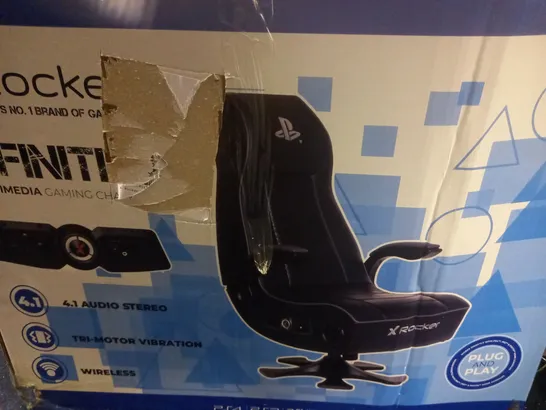 BOXED X ROCKER INFINTI + 4.1 GAMING CHAIR - COLLECTION ONLY