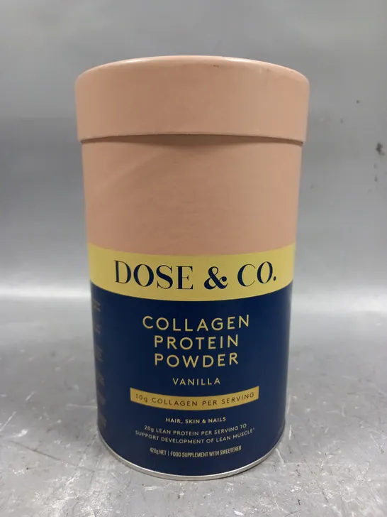 SEALED DOSE & CO COLLAGEN PROTEIN POWDER - VANILLA - 420G