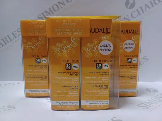 LOT OF 3 CAUDALIE ANTI-AGING FACE SUNCARE SKINCARE SETS 