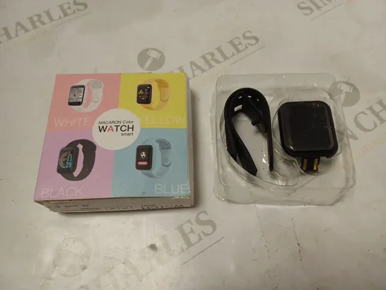 BOXED MACARON COLOR SMART WATCH MODEL 533 - BLACK