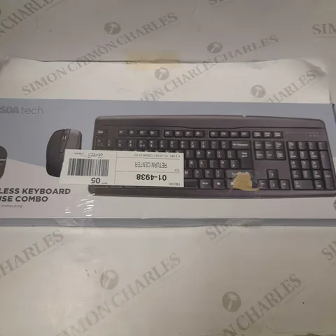 TECH WIRELESS KEYBOARD AND MOUSE COMBO