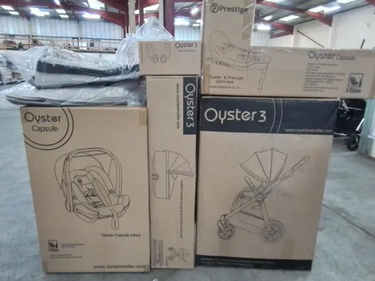 BOXED OYSTER 3 LUXURY 7-PIECE PRAM SET IN CREME BRULEE - 4 BOXES RRP £979