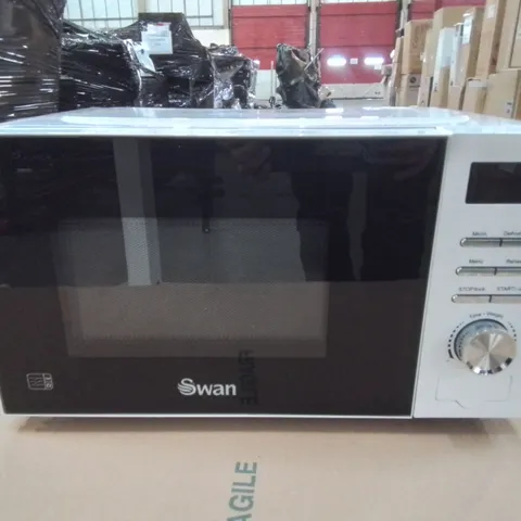 UNBOXED SWAN 20L 700W DIGITAL MICROWAVE - WHITE